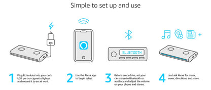 Amazon Echo Auto - (1st Gen) Hands-free Alexa In Your Car With Your Phone FSM Gallery