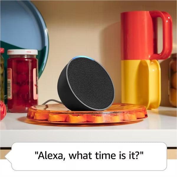 Amazon Echo Pop Smart Speaker with Alexa (2023 - Release) Charcoal Black FSM Gallery